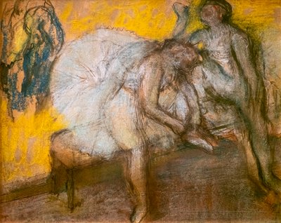 Two Dancers at Rest by Edgar Degas