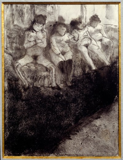Waiting (Second Version) by Edgar Degas