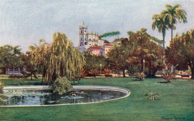 A Corner of the Praca da Gloria by Edgar L. Pattison