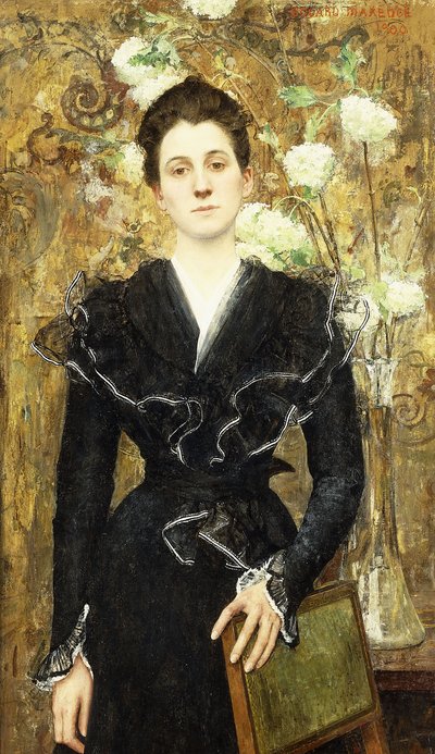 The Lady of the Lilacs by Edgar Maxence