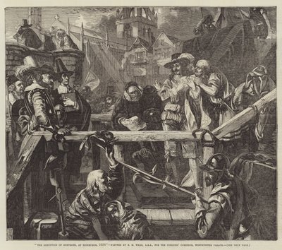 The Execution of Montrose, at Edinburgh, 1650 by Edgar Melville Ward