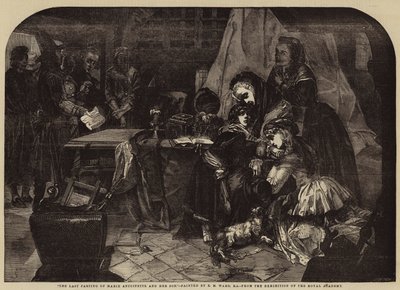 The Last Parting of Marie Antoinette and Her Son by Edgar Melville Ward