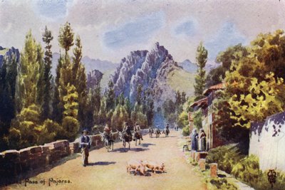 Northern Spain: In the Pass of Pajares, Near Pola de Gordon by Edgar T. A. Wigram