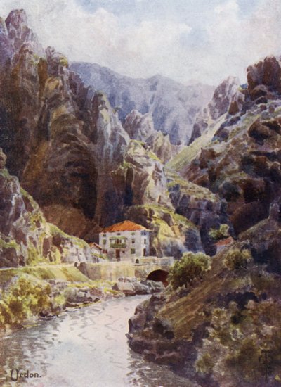 Northern Spain: The Deva Gorge, Urdon by Edgar T. A. Wigram