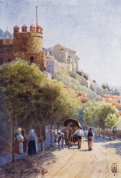 Northern Spain: Toledo, Puerta del Sol by Edgar T. A. Wigram