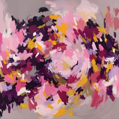 Colorful Abstract Swirl by Edie
