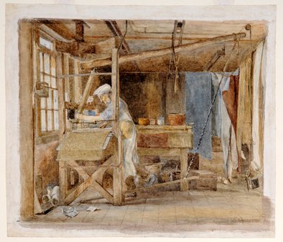 Block Printing at Jeffrey and Co., Liverpool Road, Islington, London, c.1880 by Edith Capper