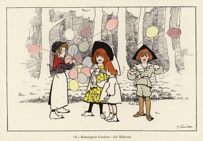 Kensington Gardens, Air Balloons by Edith Farmiloe