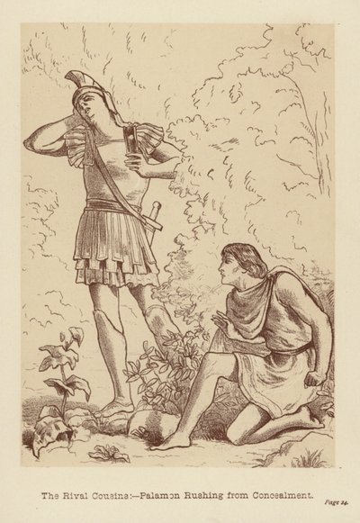 The Rival Cousins, Palamon Rushing from Concealment by Edith Scannell