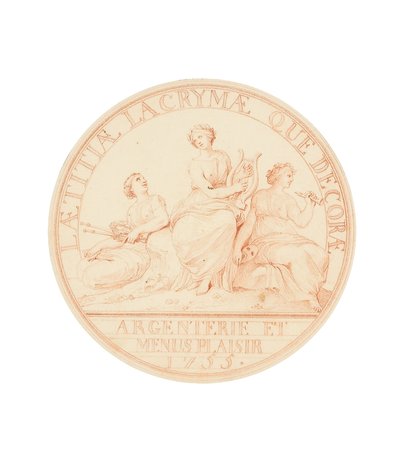 Music between Tragedy and Comedy by Edmé Bouchardon