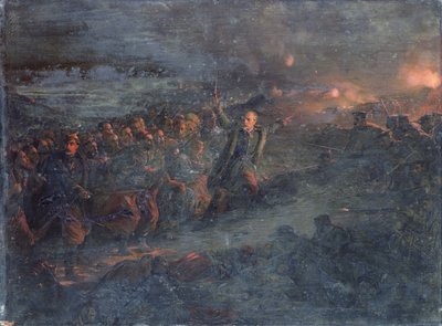 Attack on the Selinghinsk redoubt by General Monet, February 24 by Edme Adolphe Fontaine