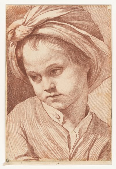 Head Study of a Child by Edmé Bouchardon