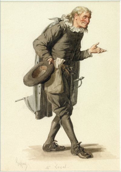 Portrait of Monsieur Loyal by Edmond Aime Florentin Geffroy