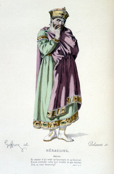 The character of Phocas in the tragedy Heraclius (Collection of plays of Corneille) by Edmond Aime Florentin Geffroy