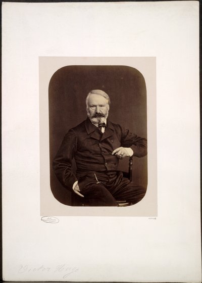 Portrait of Victor Hugo on Guernsey by Edmond Bacot