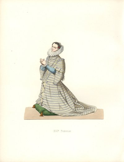 Archduchess Isabel Clara Eugenia (1566-1633) by Edmond Lechevallier Chevignard