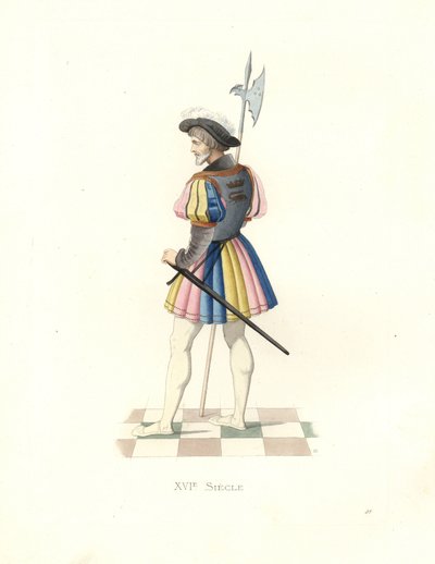 Bodyguard to Francis I by Edmond Lechevallier Chevignard