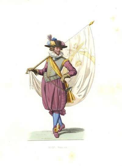 Standard Bearer for a Company of Arquebusiers by Edmond Lechevallier Chevignard