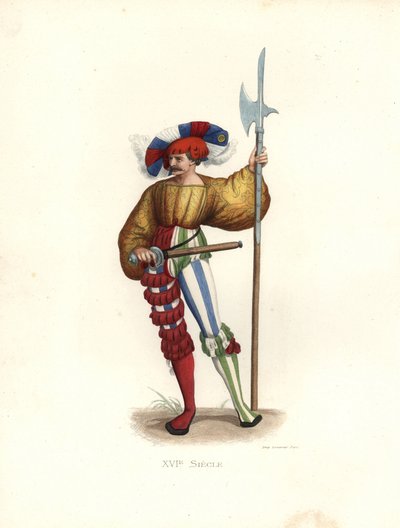 Halberdier by Edmond Lechevallier Chevignard