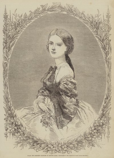 HRH the Princess Clotilde of Savoy by Edmond Morin