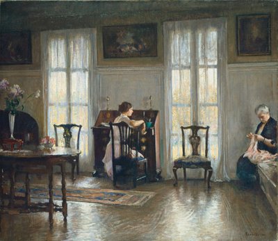 Mother and Mary by Edmund Charles Tarbell