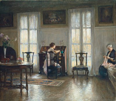 Mother and Mary, 1922 by Edmund Charles Tarbell
