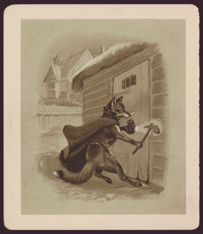 Illustration for The Fox and the Goose by E Caldwell by Edmund G. Caldwell