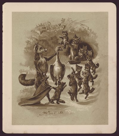 Illustration for The Fox and the Goose by E Caldwell by Edmund G. Caldwell