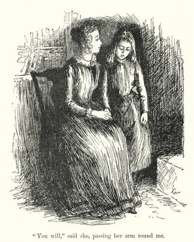 Illustration for Jane Eyre by Charlotte Bronte by Edmund Henry Garrett