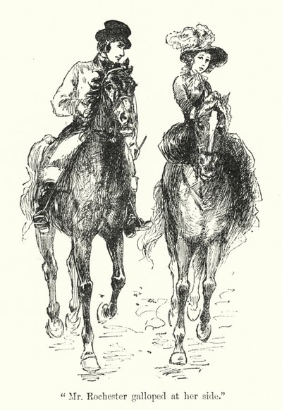 Illustration for Jane Eyre by Charlotte Bronte by Edmund Henry Garrett