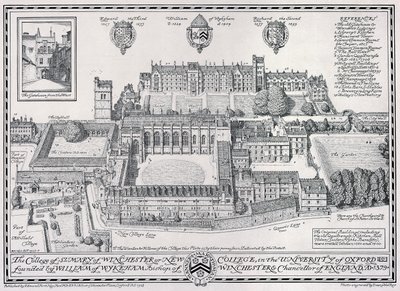 The College of St Mary of Winchester or New College by Edmund Hort New