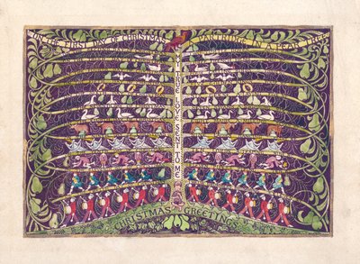 On the first day of Christmas, c.1935 by Edmund Hunter