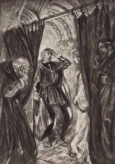 William Shakespeare: The Tragedy of Hamlet, Prince of Denmark, Act III, Scene 1 by Edmund Joseph (after) Sullivan