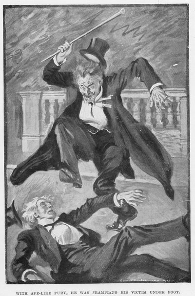 Illustration for Dr Jekyll and Mr Hyde by R L Stevenson by Edmund Joseph Sullivan