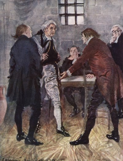 Illustration for The Vicar of Wakefield by Oliver Goldsmith by Edmund Joseph Sullivan