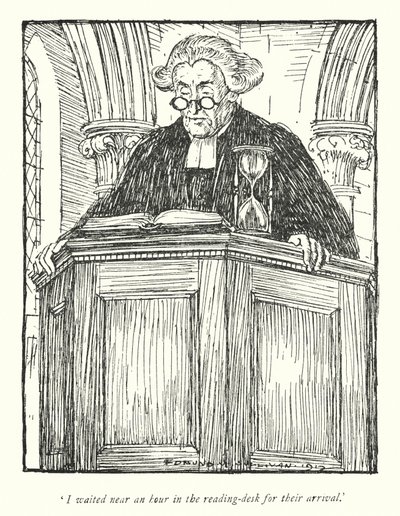 Illustration for The Vicar of Wakefield by Oliver Goldsmith by Edmund Joseph Sullivan