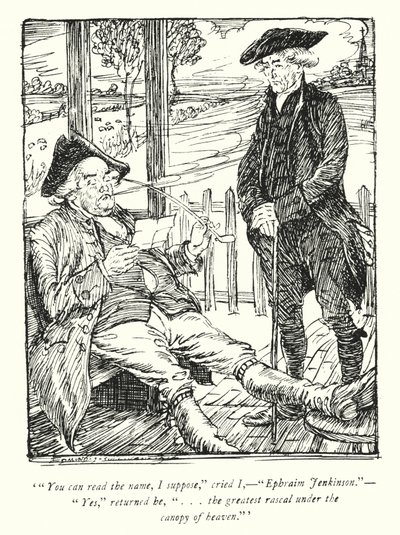 Illustration for The Vicar of Wakefield by Oliver Goldsmith by Edmund Joseph Sullivan