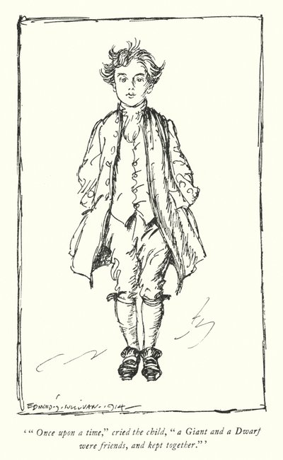 Illustration for The Vicar of Wakefield by Oliver Goldsmith by Edmund Joseph Sullivan