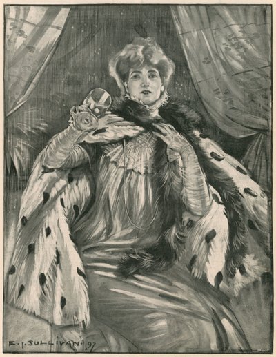 Sarah Bernhardt by Edmund Joseph Sullivan