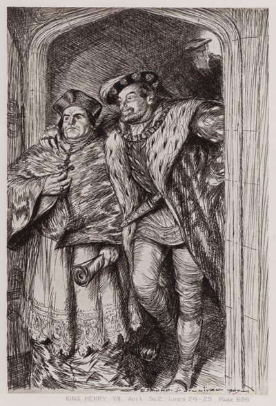 The Famous History of the Life of King Henry VIII, Act I, Scene 2 by Edmund Joseph Sullivan