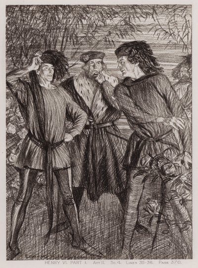 The First Part of King Henry VI, Act II, Scene 4 by Edmund Joseph Sullivan