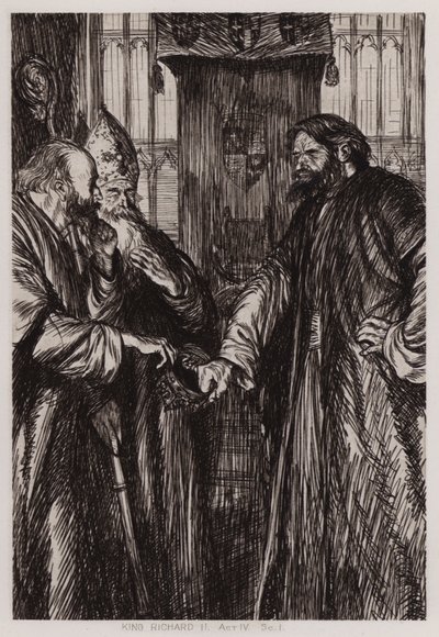 The Tragedy of King Richard II, Act IV, Sc 1 by Edmund Joseph Sullivan