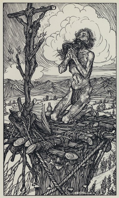 Illustration for A Dream of Fair Women and Other Poems by Edmund Joseph after Sullivan