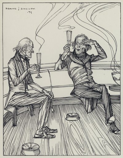 Illustration for A Dream of Fair Women and Other Poems by Edmund Joseph after Sullivan