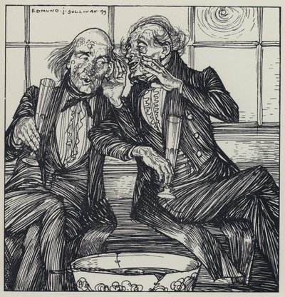 Illustration for A Dream of Fair Women and Other Poems by Edmund Joseph after Sullivan
