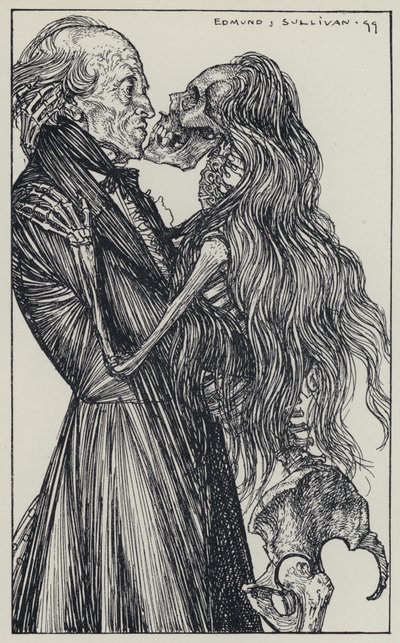 Illustration for A Dream of Fair Women and Other Poems by Edmund Joseph after Sullivan