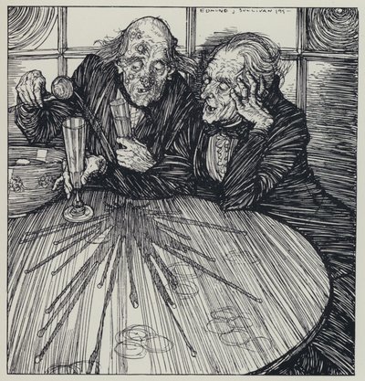 Illustration for A Dream of Fair Women and Other Poems by Edmund Joseph after Sullivan