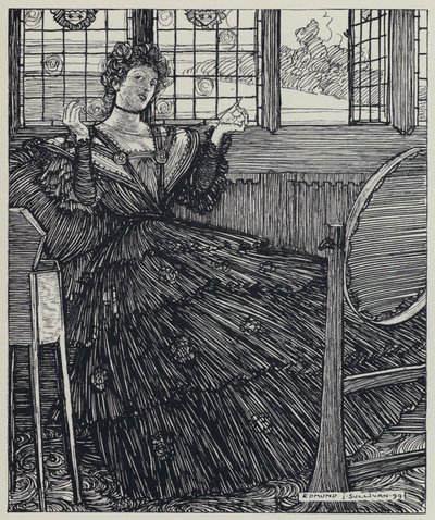 Illustration for A Dream of Fair Women and Other Poems by Edmund Joseph after Sullivan