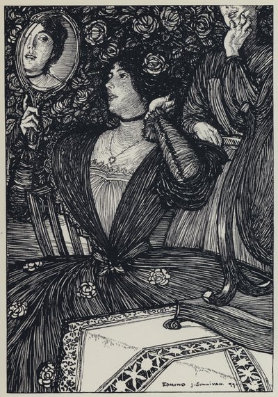 Illustration for A Dream of Fair Women and Other Poems by Edmund Joseph after Sullivan