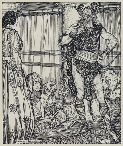 Illustration for A Dream of Fair Women and Other Poems by Edmund Joseph after Sullivan